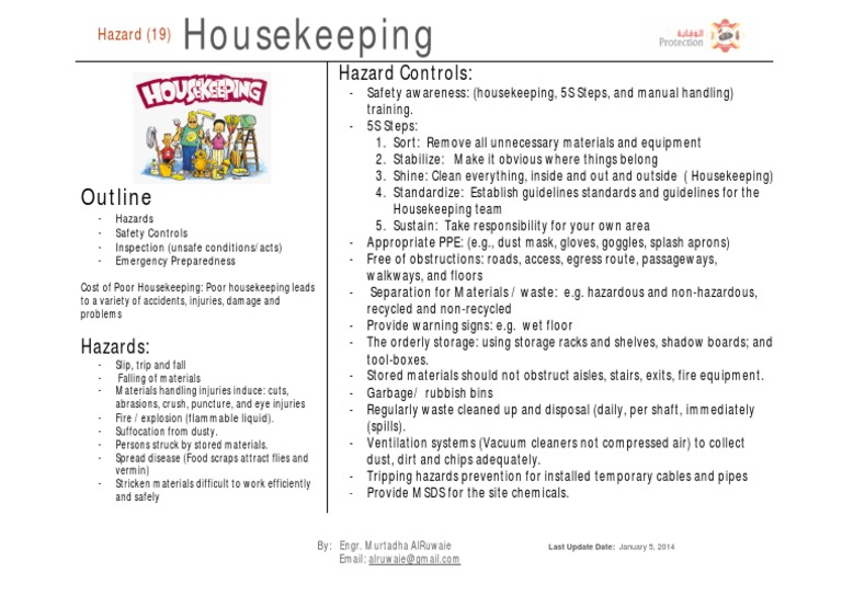 Ensuring Safety Through Proper Housekeeping A Guide to Hazard