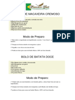 Apostilhas de Receitas