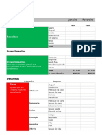 Planilha Orçamento Familiar Excel