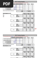 5/3/1 Training Template: Blue Text