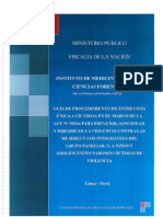 Guía Del Procedimiento de Entrevista Única A Víctimas Conforme A La Ley #30364 Legis - Pe - PDF