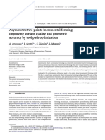 Asymmetric Two Points Incremental Forming Improving Accuracy and Surafce Quality