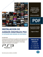 Proceso de Instalación PS3 PDF