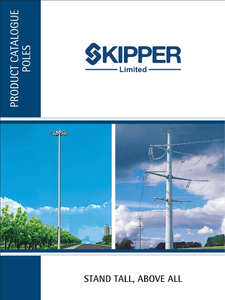 Poles Catalogue Pdf Galvanization Screw