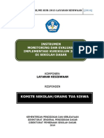06 - Instrumen Monev Kur2013 - Komite Sekolah - Komp - Layanan Kesiswaan PDF