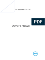 Owner's Manual: Dell USB Soundbar (AC511)
