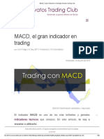 MACD, El Gran Indicador en Trading - Novatos Trading Club