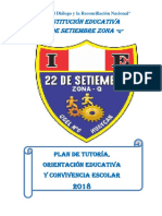 Plan de Tutoria Institucional 2018jl