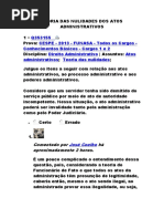 Teoria Das Nulidades Dos Atos Administrativos