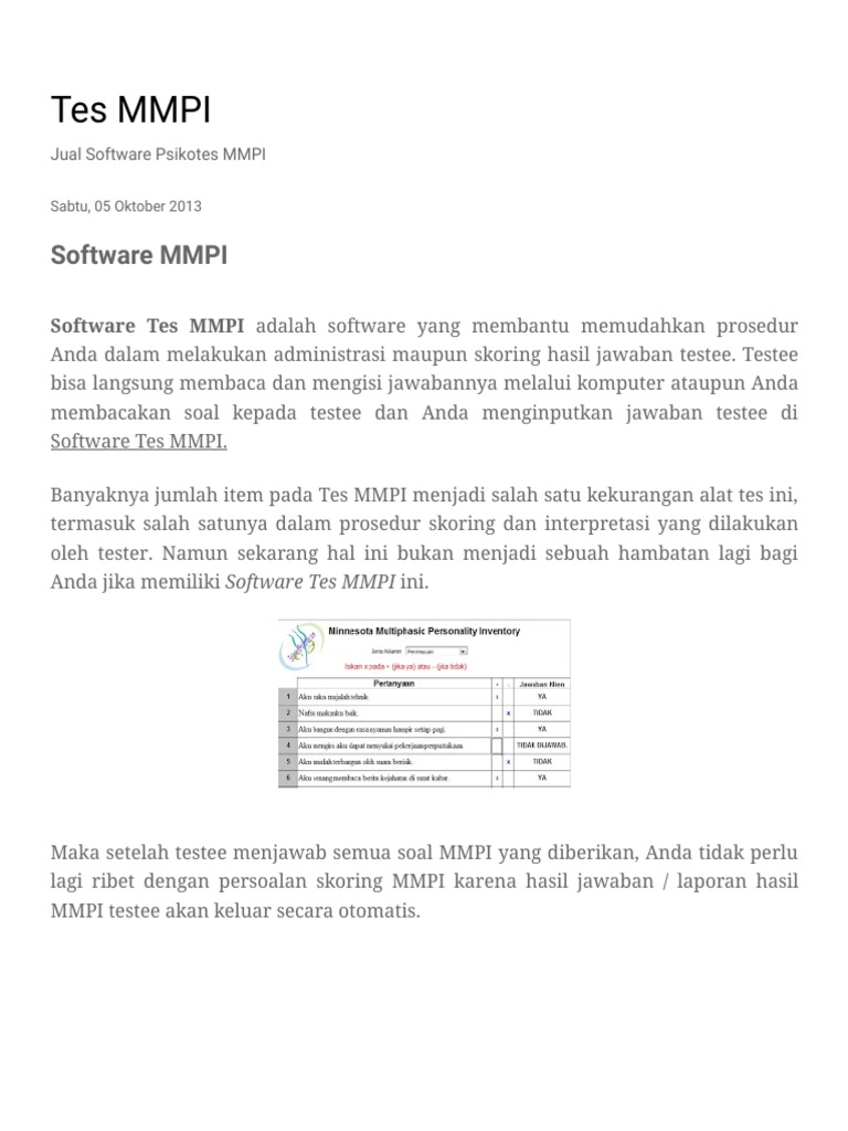Tes MMPI_ Software MMPI.pdf