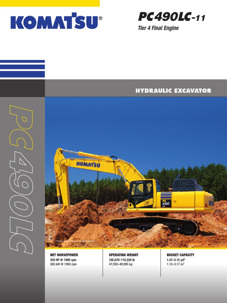 Komatsu PC490LC 11 | PDF | N Ox | Vehicle Technology