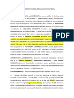 Contrato Particular de Arrendamentos de Terras Agropecuária Langendyk