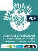 Ruta Educacion y Comunicacion para La Salud Orientaciones 2014 PDF