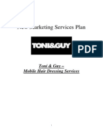 New Marketing Services Plan - Toni & Guy