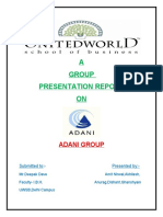 A Group Presentation Report ON