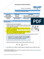 01 Sesión de Aprendizaje - Prevenimos La Contaminación Con Integración EXeLearning