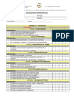 Criterios de Evaluacion Exposicion Oral