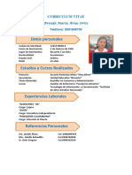 Curriculum Vitae Modelo Editable