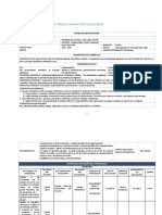 Planeacion Didactica - Algebra 1