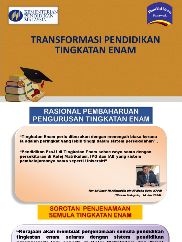 Penjenamaan Semula Tingkatan Enam Pdf