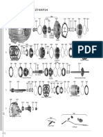 ZF automatic transmission exploded view and part numbers