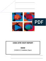 Coda Site Visit Report Zahid
