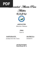 Tarea 2 de La Unidad 1 Educacion a Distancia