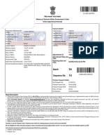 MEA India online appointment receipt for passport reissue