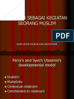 Berfikir Sebagai Kegiatan Seorang Muslim