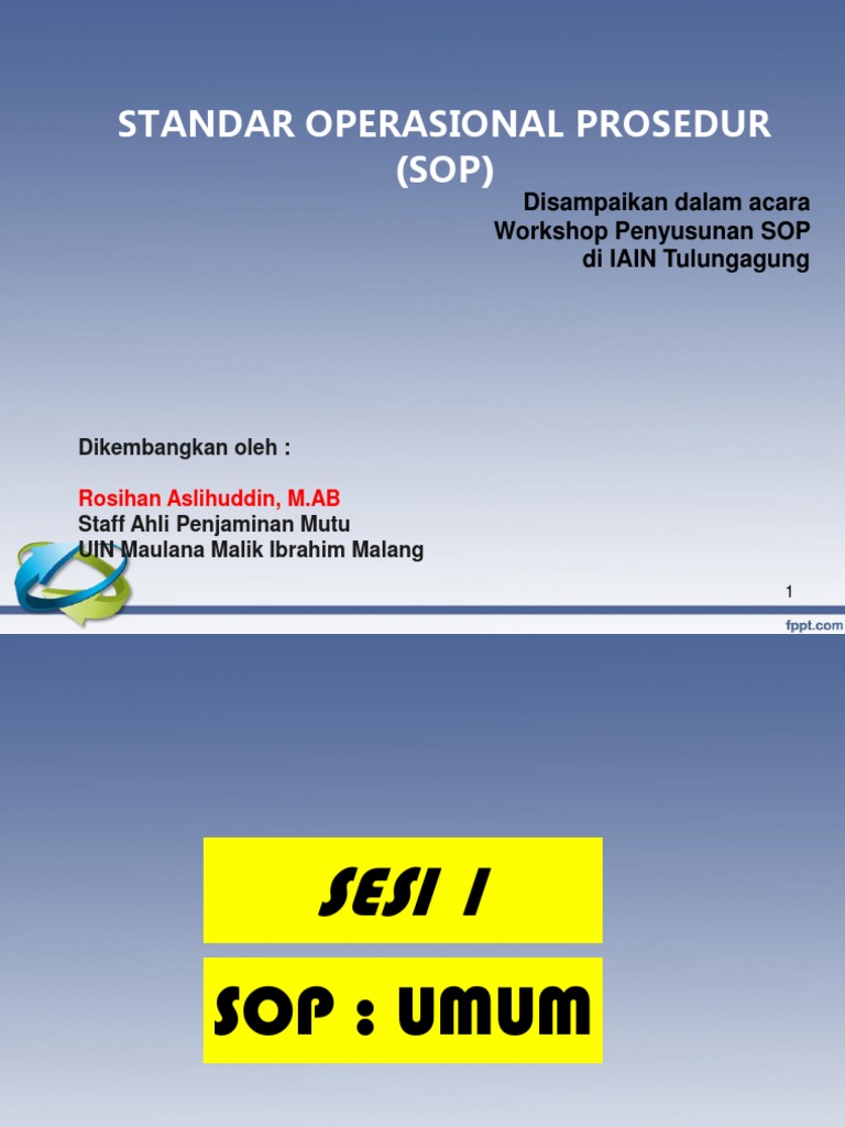 Panduan Penyusunan SOP Administrasi | PDF | Bisnis
