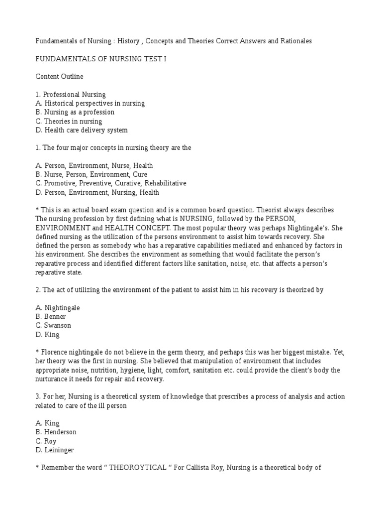 500 Questions Fundamentals Of Nursing I Ii Iii Iv V Doc Self Actualization Immunity Medical