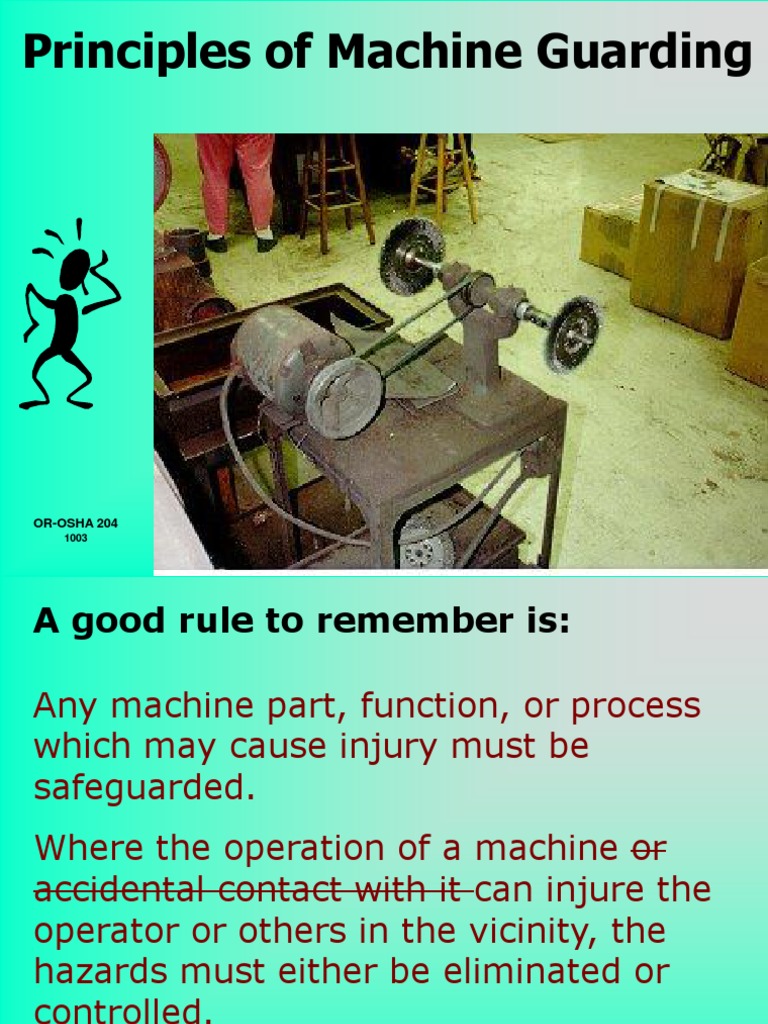 Machine Guarding Principles and Practices | PDF | Machines ...
