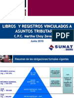 LIBROS Y REGISTROS VINCULADOS A ASUNTOS TRIBUTARIOS JUNIO 2010 C.P.C Martha Choy Zevallos.pdf