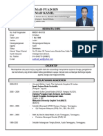 Resume Fuad Malay Upadated (Latest)