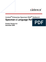 Specman E LRM PDF