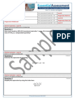 Year 10 - Number and Algebra - Pre Victorian Curriculum Assessment - 9.5 11 - Sample