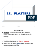 Gypsum Plaster