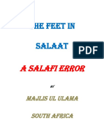 The Feet in Salaat