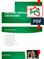 Partido Popular Cristiano: Asignatura: Ciencias Sociales Docente: Dr. Walter Castro Ronceros
