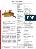 Sensor Array With Load Valve: Simultaneously Measures Flow, Pressure and Temperature