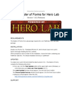 The Master of Forms For Hero Lab: Version 1.02 (Release)