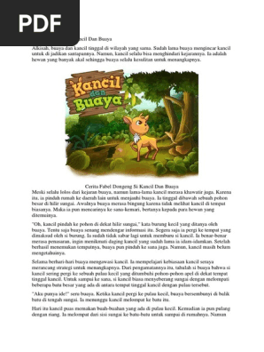 Cerita Dongeng Si Kancil Dan Buaya Bergambar Pdf