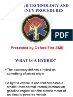 Hybrid Car Technology and Emergency Procedures: Presented by Oxford Fire-EMS