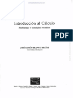 Introducción Al Cálculo. Problemas y Ejercicios Resueltos - José R. Franco - 1ed PDF