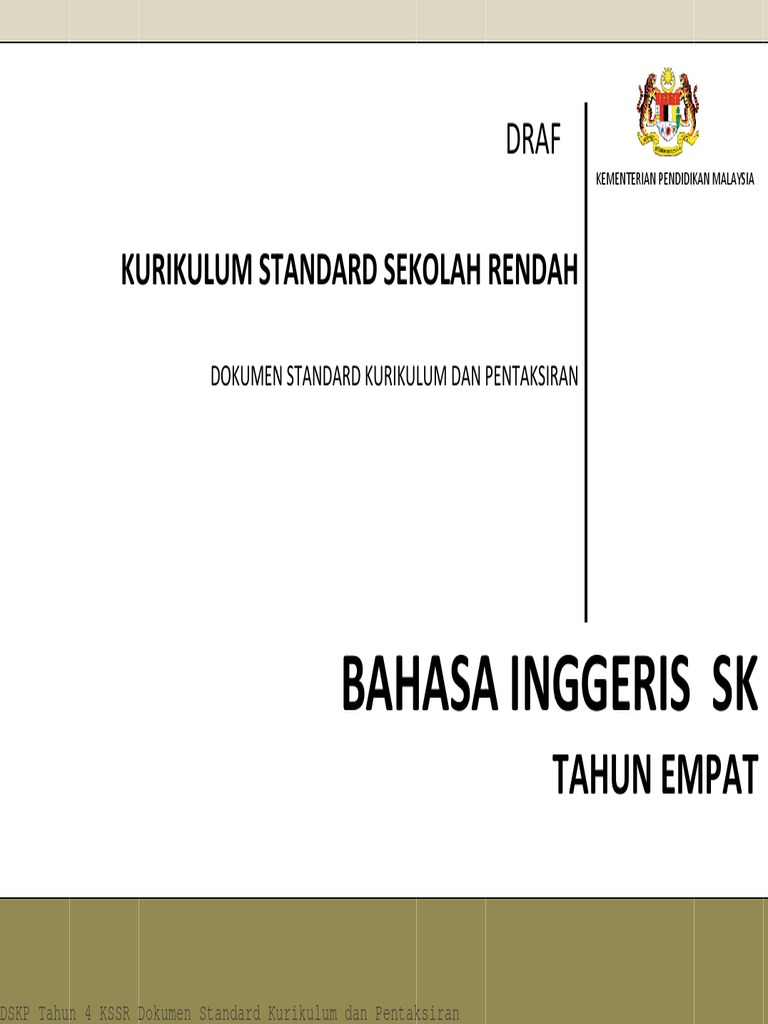 Dskp english year 4 pdf pdf
