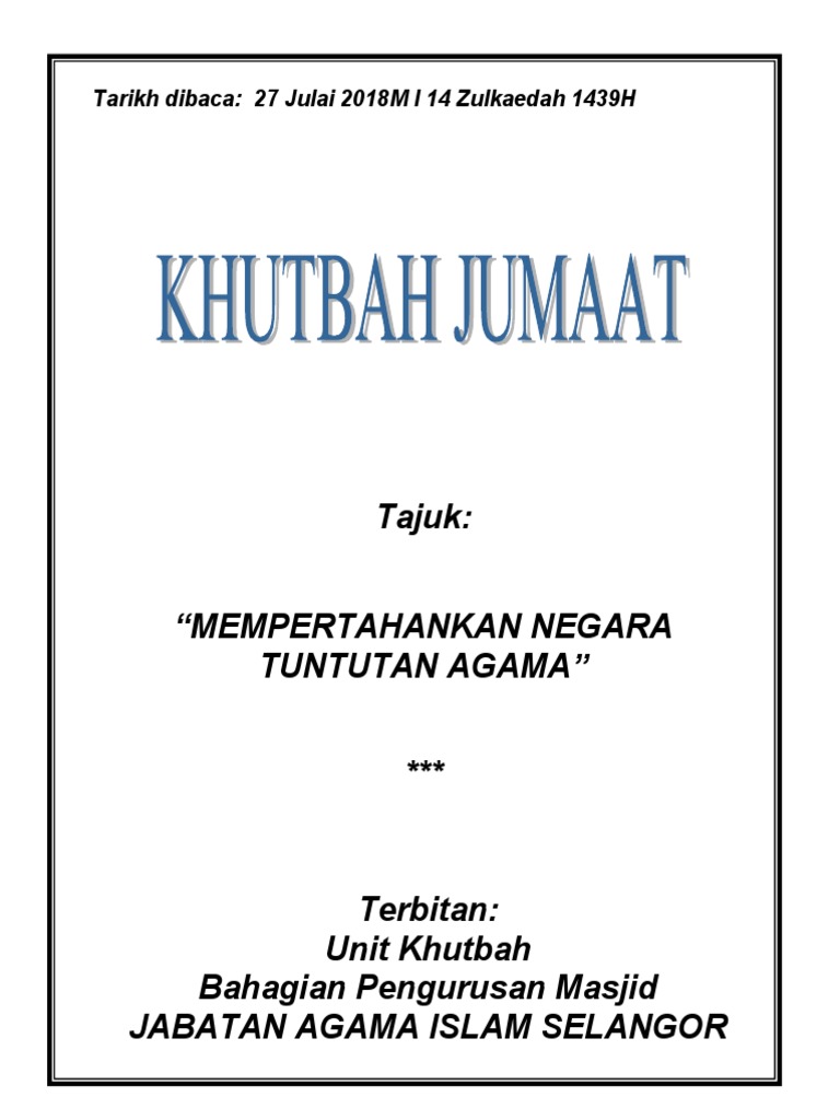 Khutbah Pdf