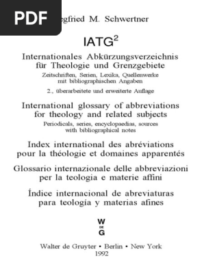 Iatgabbreviazionipdf Septuagint New King James Version - 
