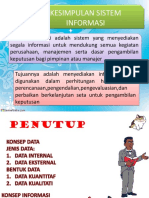 Kesimpulan Sistem Informasi