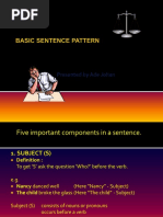 Basic Sentence Pattern 2