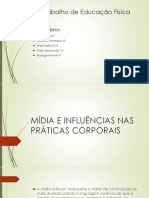 Mídia e influências nas práticas corporais na Educação Física